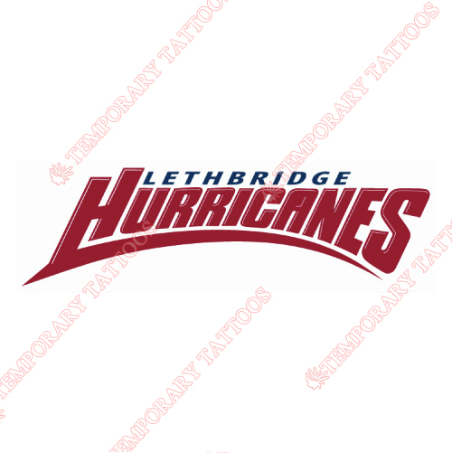 Lethbridge Hurricanes Customize Temporary Tattoos Stickers NO.7518